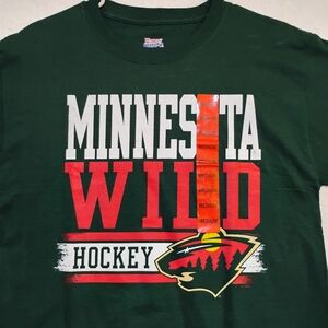 NWT- Minnesota Wild Hockey Men's Tee- Medium